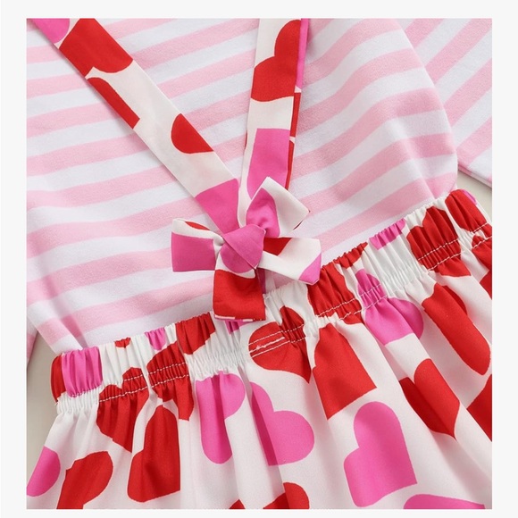 Source Unknown Pink and Red Heart Kids Matching Set - Picture 5 of 5